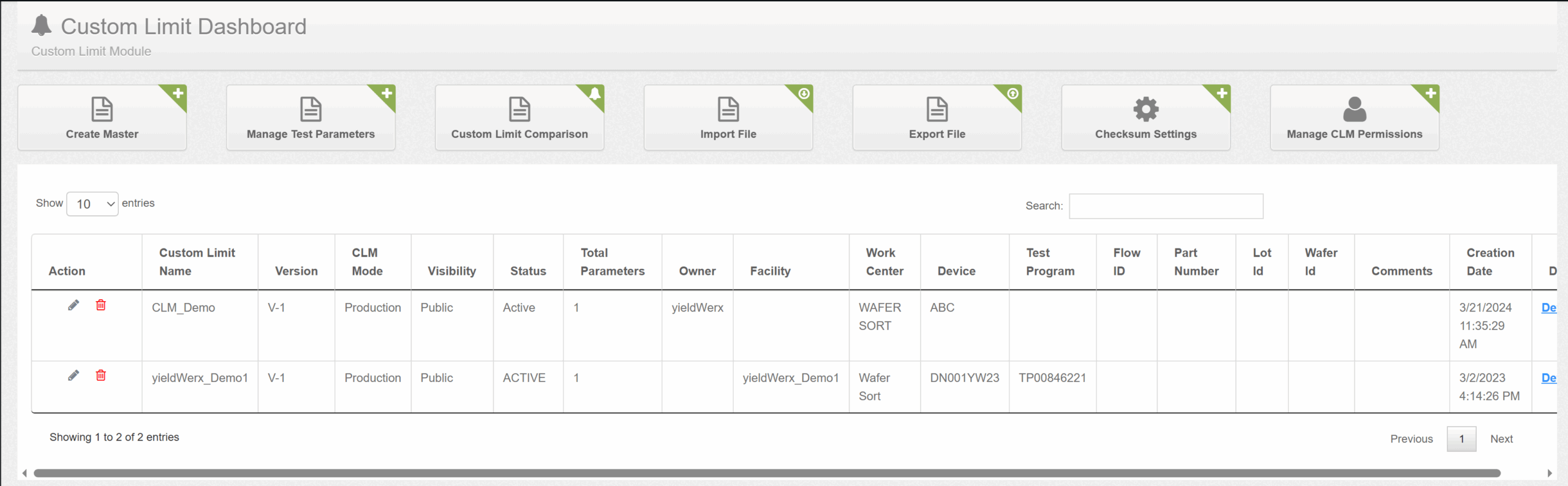 Custom Limits Manager (CLM) - 01